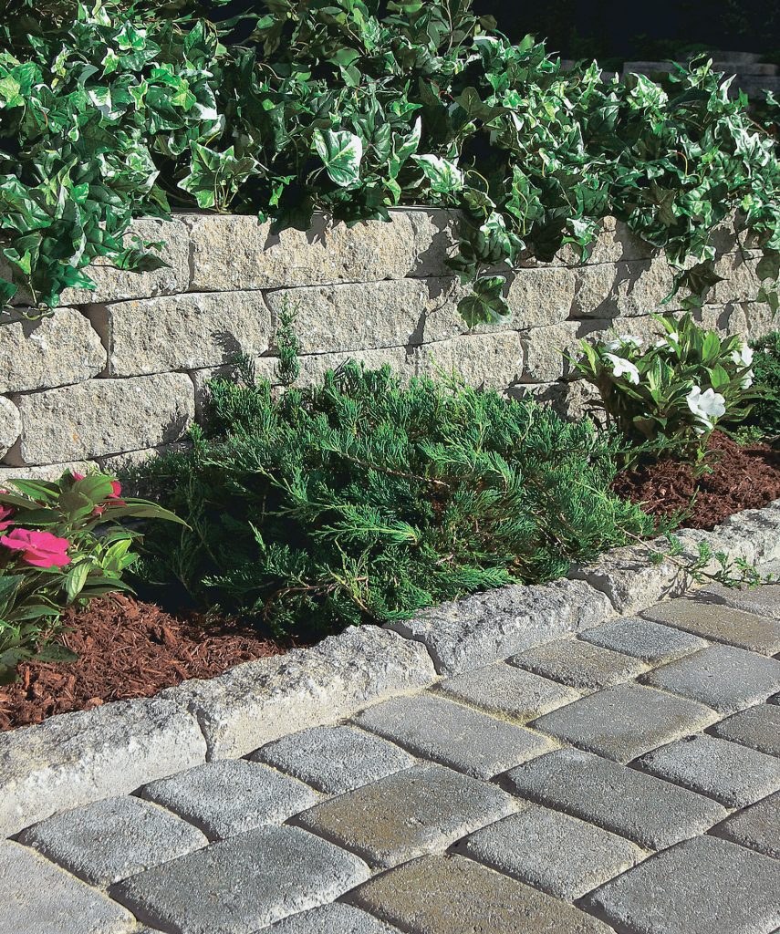 CurbStone Edging (4"X 8"X 12") - VINEYARD BLEND