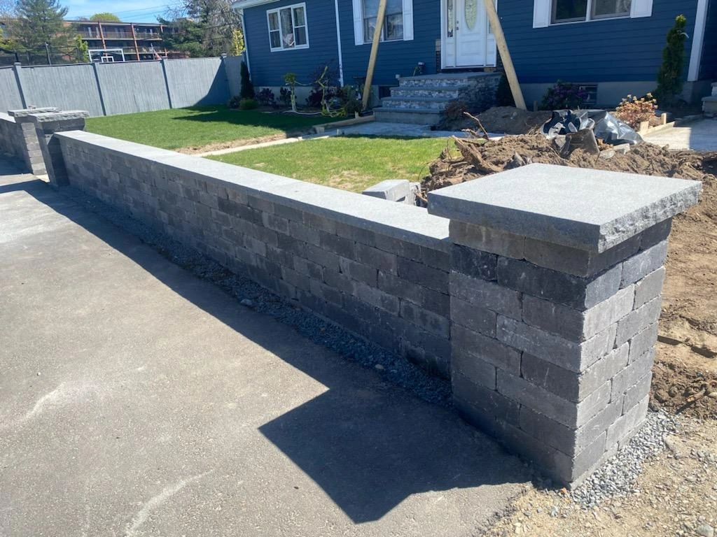 Olde Boston Wall (4"X 8"X 12") - QUARRY BLEND